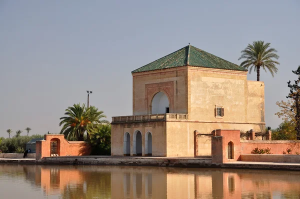 Paviljoen in menara Tuin, marrakech — Stockfoto