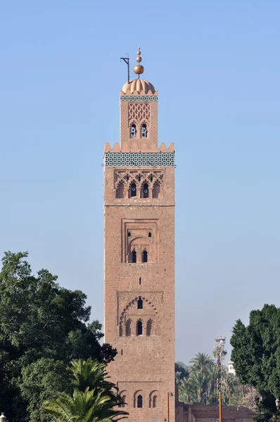 Koutoubia-moskén i marrakech, Marocko — Stockfoto