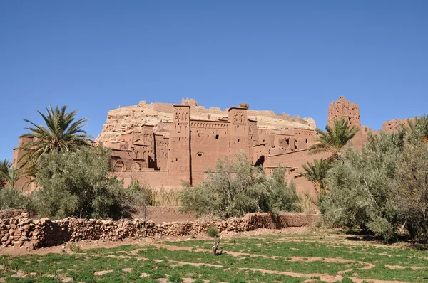 Casbah ait benhaddou, Maroko Afrika — Stock fotografie