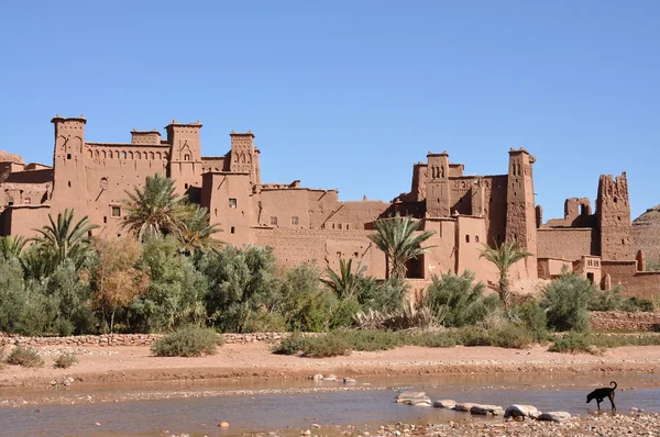 Casbah ait benhaddou, Maroko, Afryka — Zdjęcie stockowe