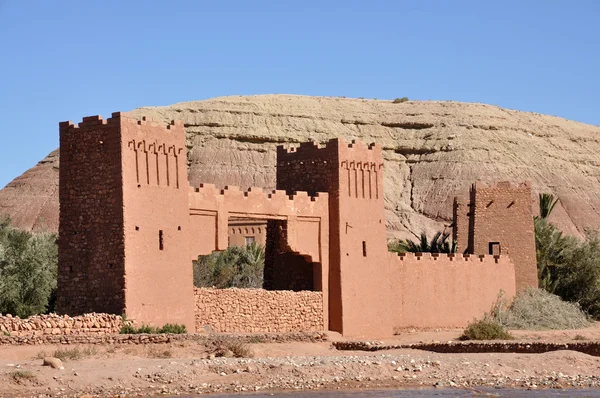 摩洛哥非洲 ait benhaddou 的卡斯巴 — 图库照片