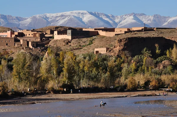 Byn Berber i Marocko, Afrika — Stockfoto