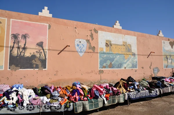 Рынок в марокканской деревне, Африка — стоковое фото