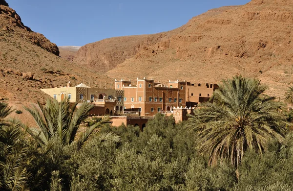 Casbah σε κατασκήνωσης κοιλάδα, Μαρόκο Αφρικής — Φωτογραφία Αρχείου