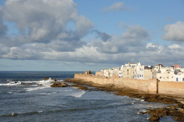 Widok wybrzeże essaouria, Maroko, Afryka — Zdjęcie stockowe