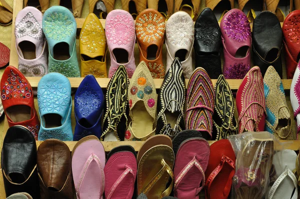 Traditional oriental shoes — Stockfoto