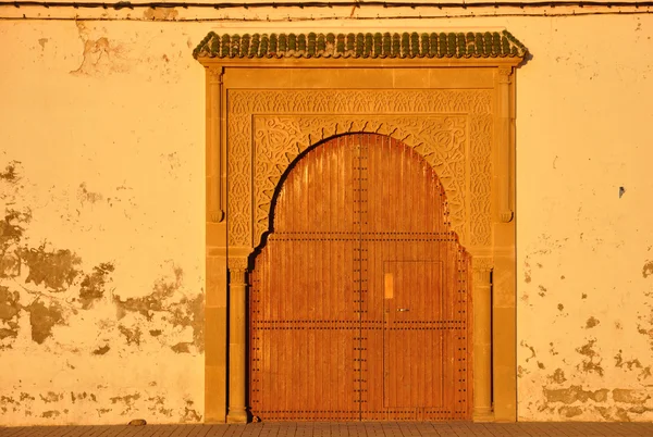 Gesloten deur in essaouria, Marokko — Stockfoto