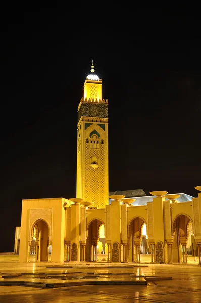Moskén hassan ii i casablanca, Marocko Afrika — Stockfoto