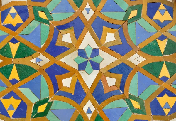 Восточная мозаика в Касабланке — стоковое фото