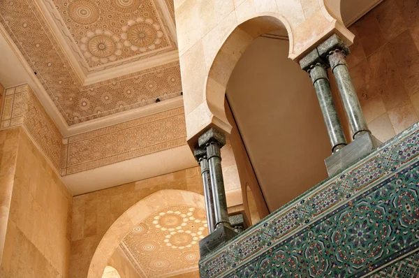 Detalle de la mezquita Hassan II en Casablanca, Marruecos —  Fotos de Stock