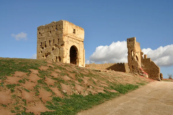 Ruinen von Merinidengräbern aus dem 16. Jahrhundert - fes, Marokko — Stockfoto