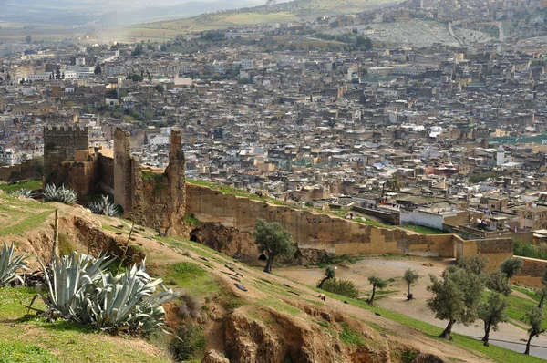 Vue aérienne de Fès, Maroc — Photo