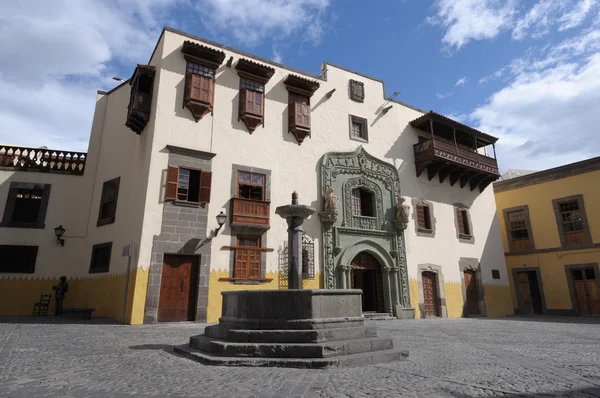 哥伦布在德大加那利岛拉斯帕尔马斯的房子 — 图库照片