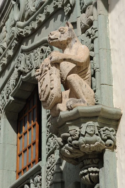 Статуя Лева на у Лас-Пальмас-де-Гран-Канарія — стокове фото
