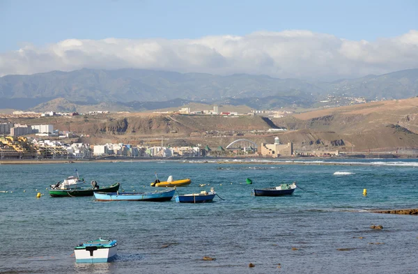 Fischerboote in Las Palmas de Gran Canaria, Spanien — Stockfoto