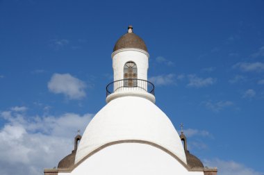 Historic church in town Ingenio, Grand Canary Spain clipart