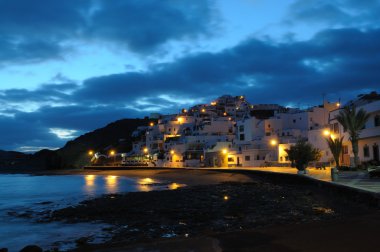 Fishing village Las Playitas, Fuerteventura clipart