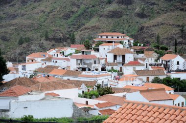 Village Fataga on Grand Canary Island clipart