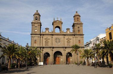 Santa Ana Cathedral in Las Palmas de Gran Canaria, Spain clipart