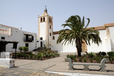 Church of historical town Betancuria, Fuerteventura clipart