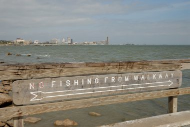 Pier in Corpus Christi, Texas USA clipart