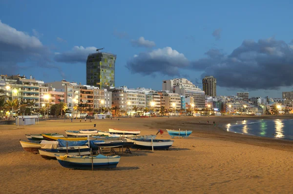 Praia em Las Palmas de Gran Canaria, Espanha — Fotografia de Stock