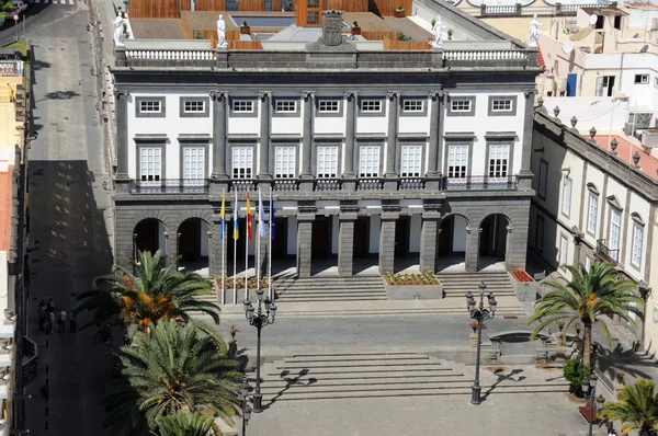 市政厅在西班牙德、 大加那利岛拉斯帕尔马 — 图库照片