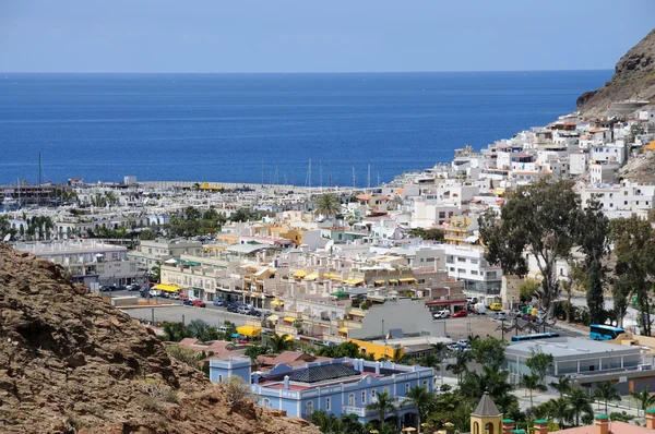 Puerto de mogan, eiland Gran Canaria — Stockfoto