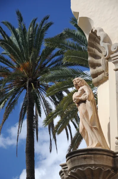 Skulptur i las palmas de gran canaria, Spanien — Stockfoto