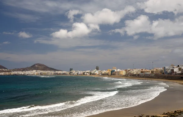 Πόλη παραλία las canteras στο Λας Πάλμας ντε Γκραν Κανάρια, Ισπανία — Φωτογραφία Αρχείου
