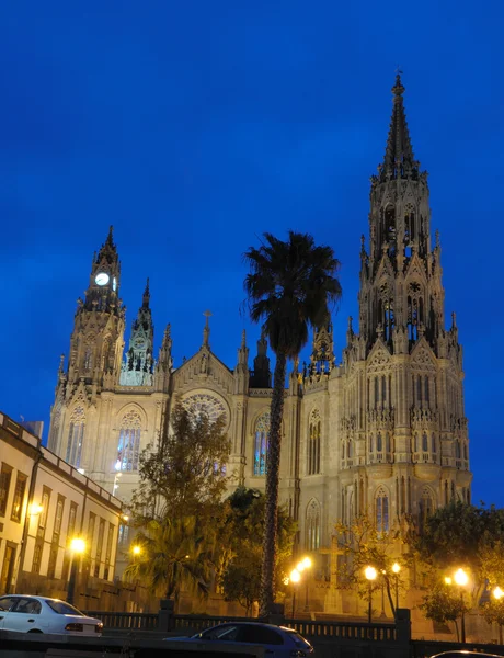 Arucas kathedrale, große kanarische insel, spanien — Stockfoto
