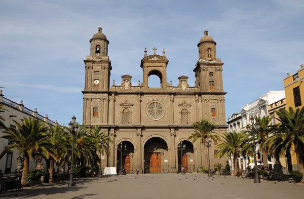 圣安娜大教堂在西班牙德、 大加那利岛拉斯帕尔马 — 图库照片