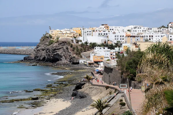 Costa em Morro Jable, Ilha Canária Fuerteventura, Espanha — Fotografia de Stock