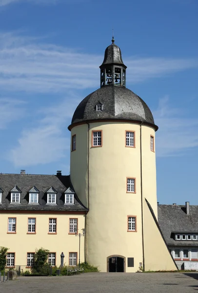 Stara wieża w mieście siegen, Północna Nadrenia Westfalia — Zdjęcie stockowe