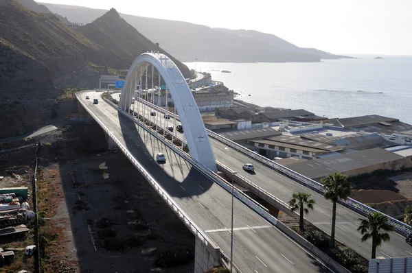 Puente de autopistas en Las Palmas de Gran Canaria — Foto de Stock
