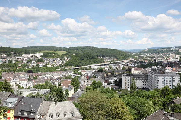 Widok na miasta siegen, Niemcy — Zdjęcie stockowe