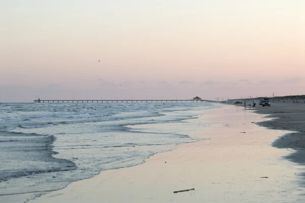 Pláž z padre island, Jižní texas usa — Stock fotografie