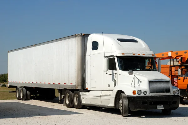 Ciężarówki naczepy amerykański — Zdjęcie stockowe