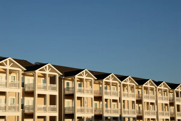 stock image Apartment house with balconies