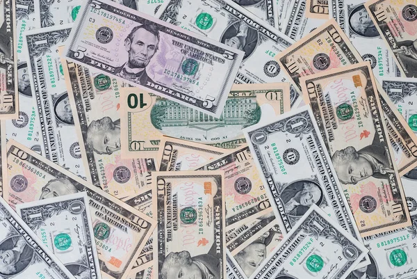 Billetes en dólares —  Fotos de Stock