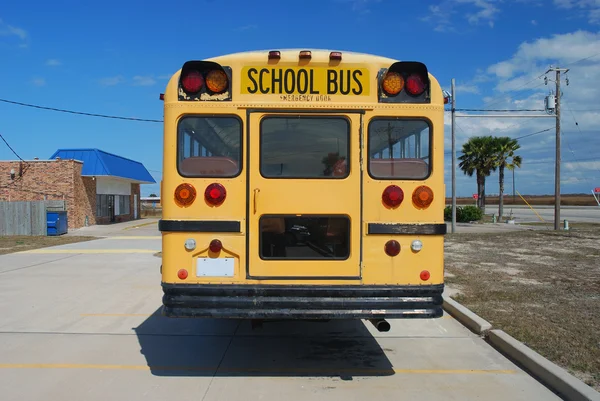アメリカのスクールバスの黄色 — ストック写真