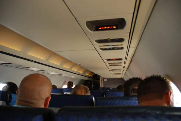 Dentro de un avión — Foto de Stock