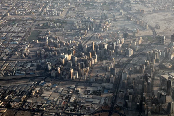 Luchtfoto van Dubai — Stockfoto