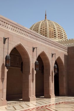 Grand Mosque in Muscat, Sultanate of Oman clipart