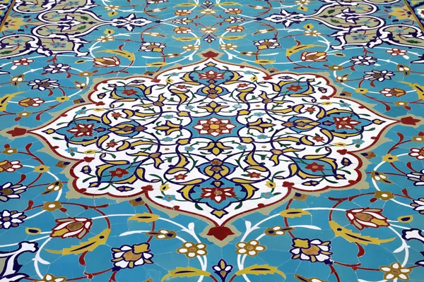 Orientální mozaiky v mešitě — Stock fotografie