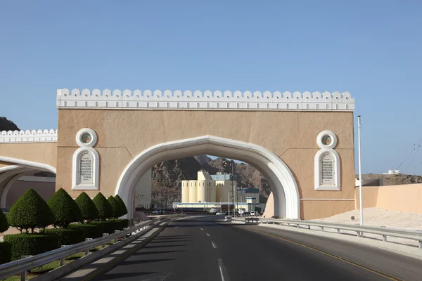 Tor zur Altstadt von Muscat — Stockfoto