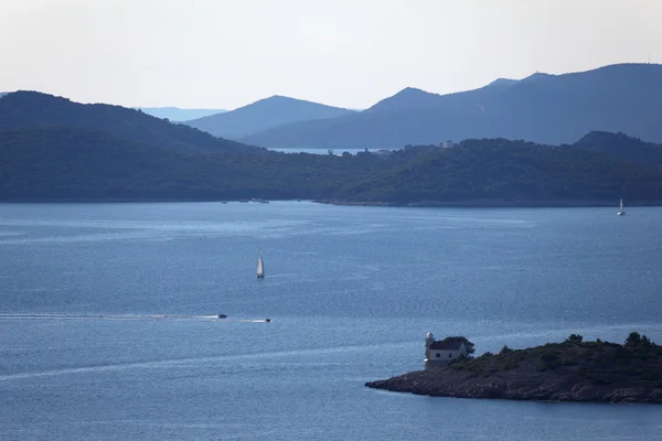 Ilhas Kornati à tarde, Croácia — Fotografia de Stock