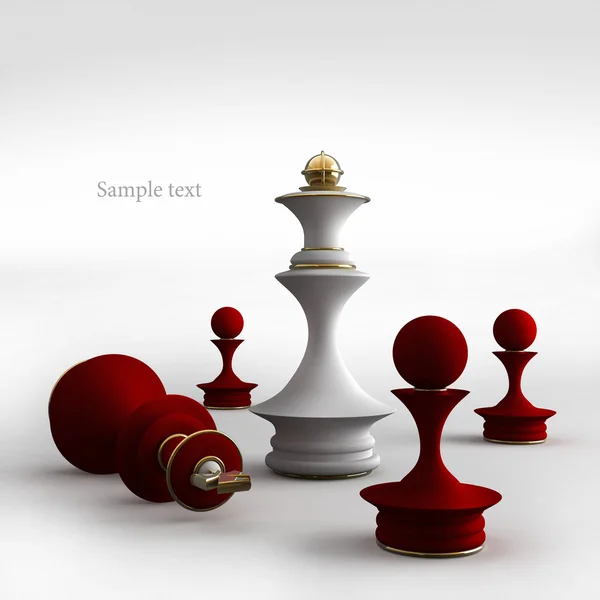 Situação de xadrez — Fotografia de Stock