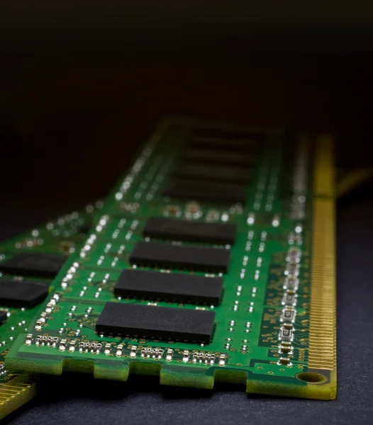 Memory module with gradient to black — Stock Photo, Image