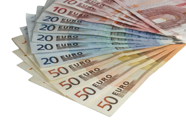 Євро рахунки — стокове фото